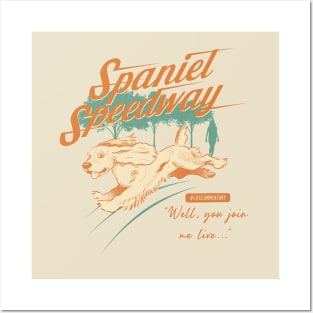 Spaniel Speedway Posters and Art